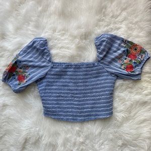 Target On/Off Shoulder top